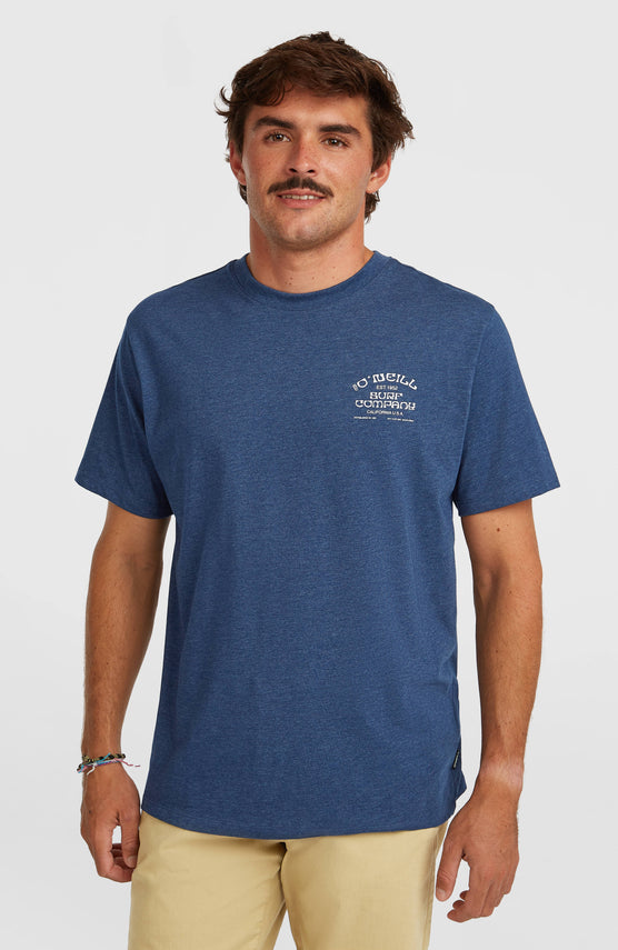 T-shirt Melange Chest-Print | English Evening