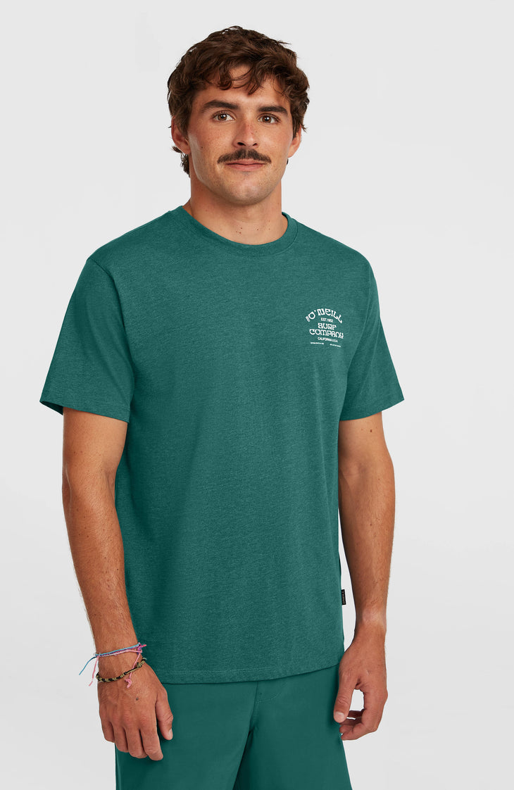 T-shirt Melange Chest-Print | Botanical Heat