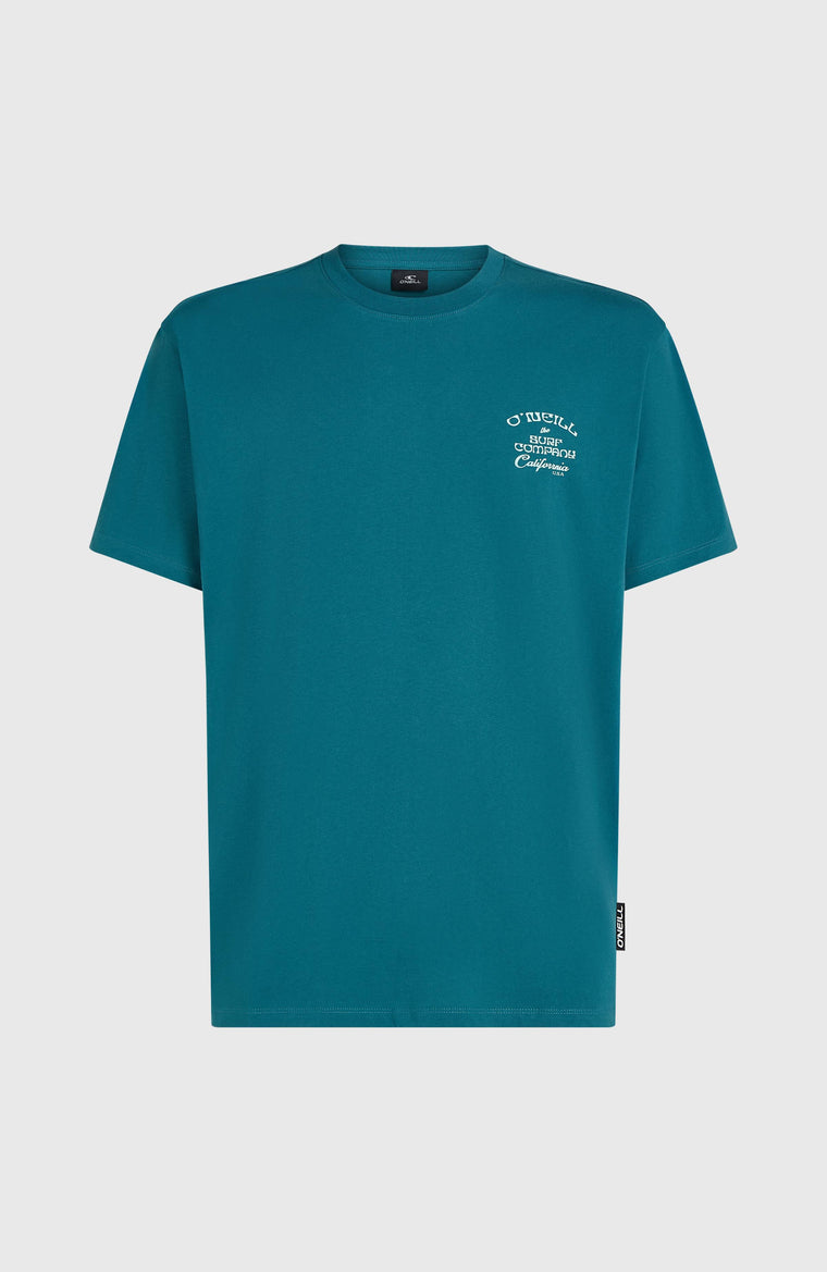 T-shirt Beach Chest Print | Botanical Heat