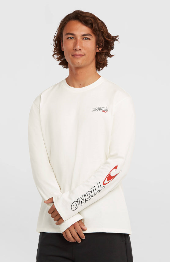 T-shirt manches longues Essentials 90s Logo | Snow White