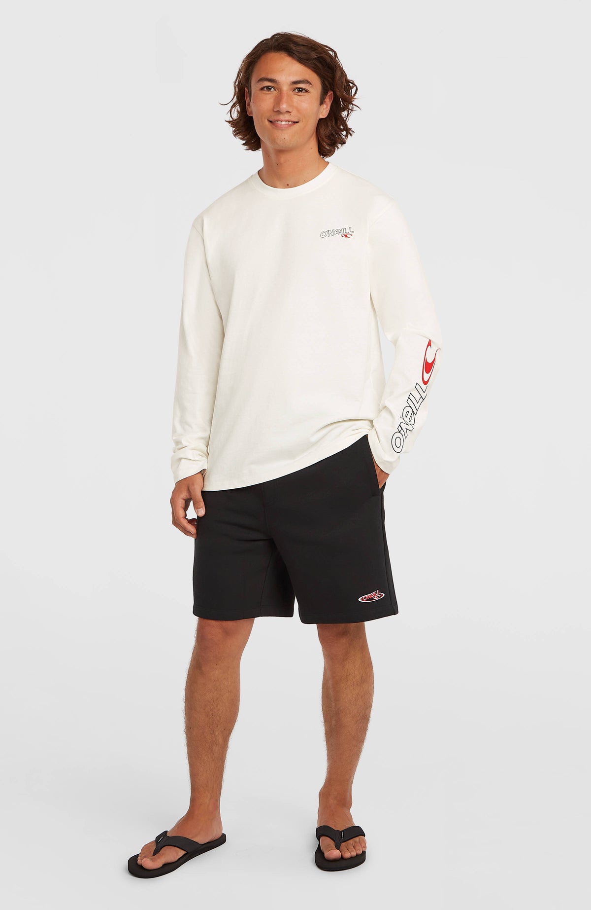 T-shirt manches longues Essentials 90s Logo | Snow White