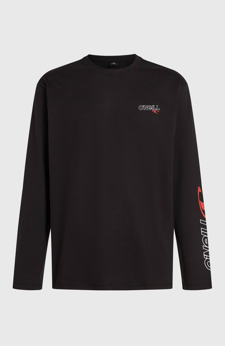 T-shirt manches longues Essentials 90s Logo | Black Out