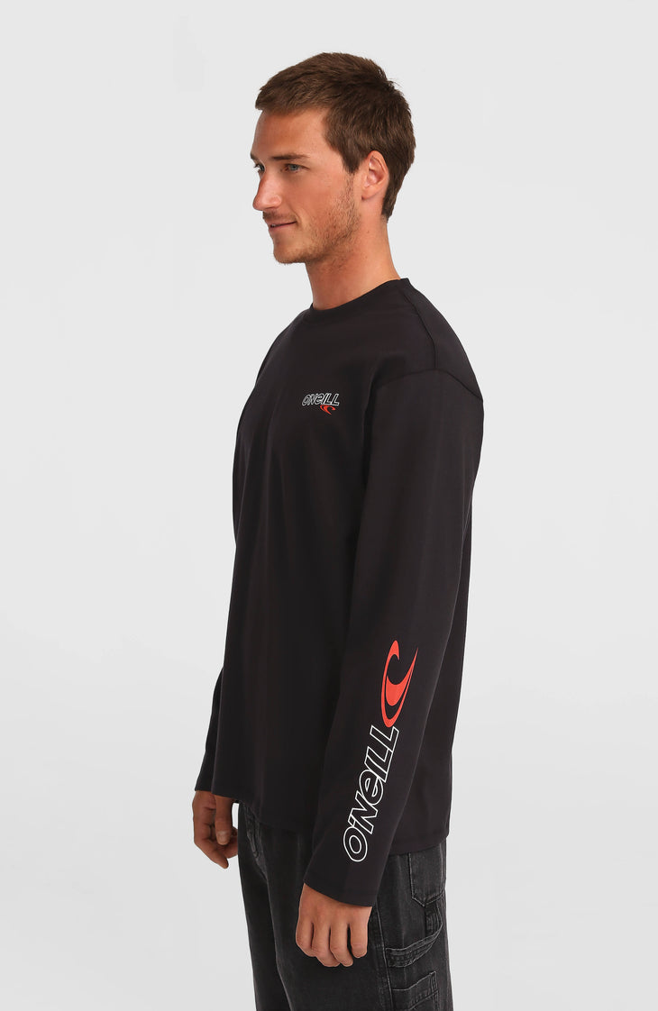 T-shirt manches longues Essentials 90s Logo | Black Out