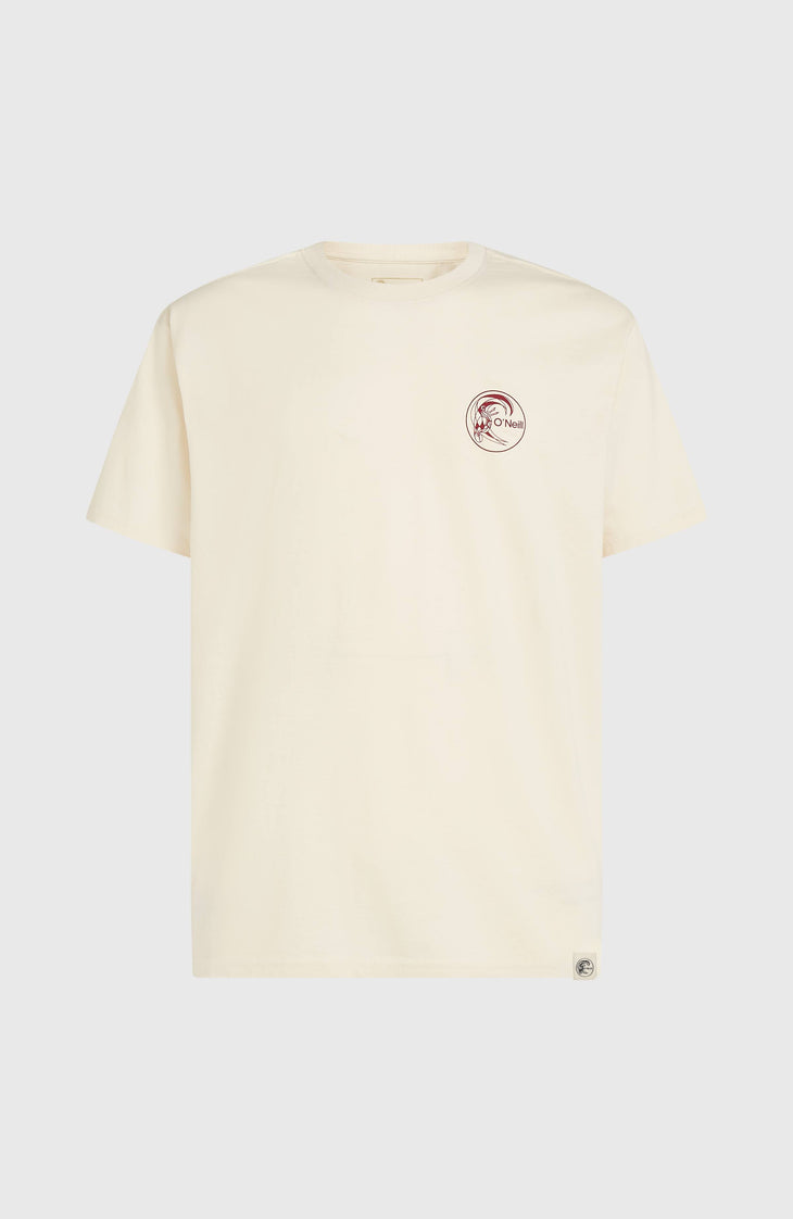 T-shirt O'Riginals Retro Back-Print | Linen White