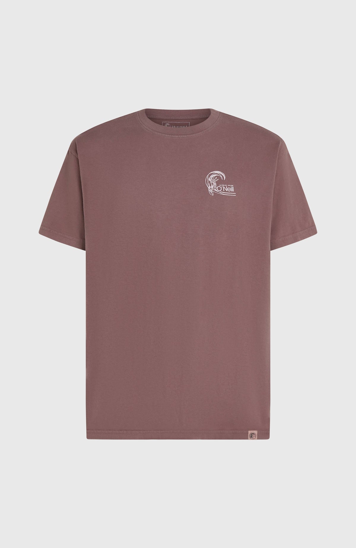 T-shirt O'Riginals Retro Back-Print | Purple Gray