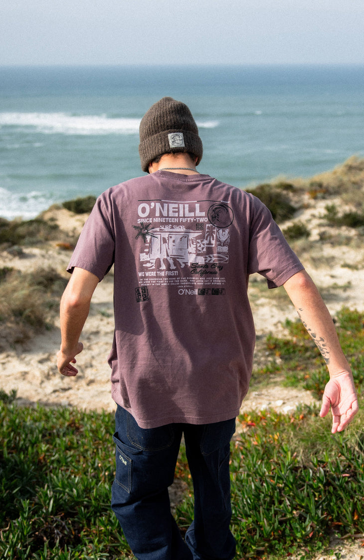 T-shirt O'Riginals Retro Back-Print | Purple Gray