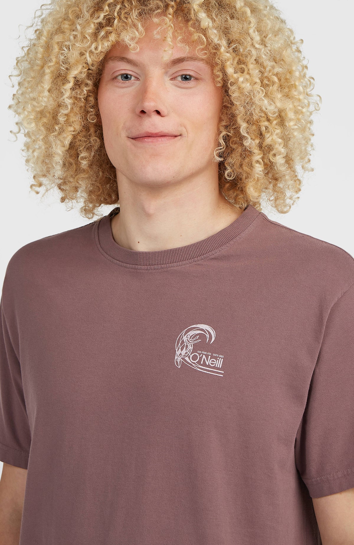 T-shirt O'Riginals Retro Back-Print | Purple Gray
