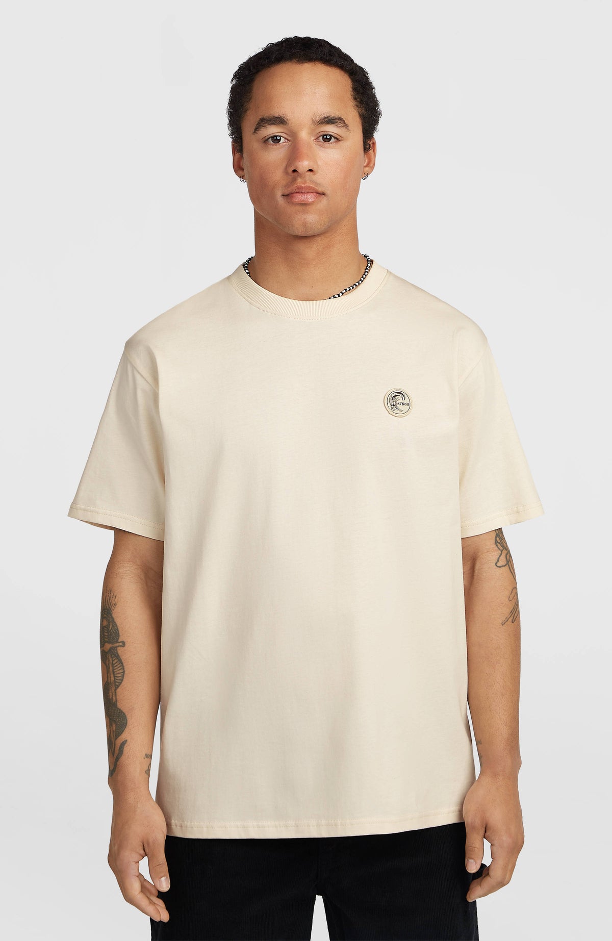 T-shirt O'Riginals Badge | Linen White