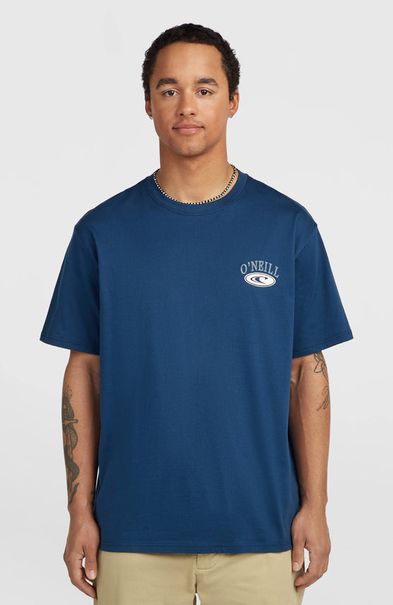T-shirt Muir Chest Print | Regal Blue