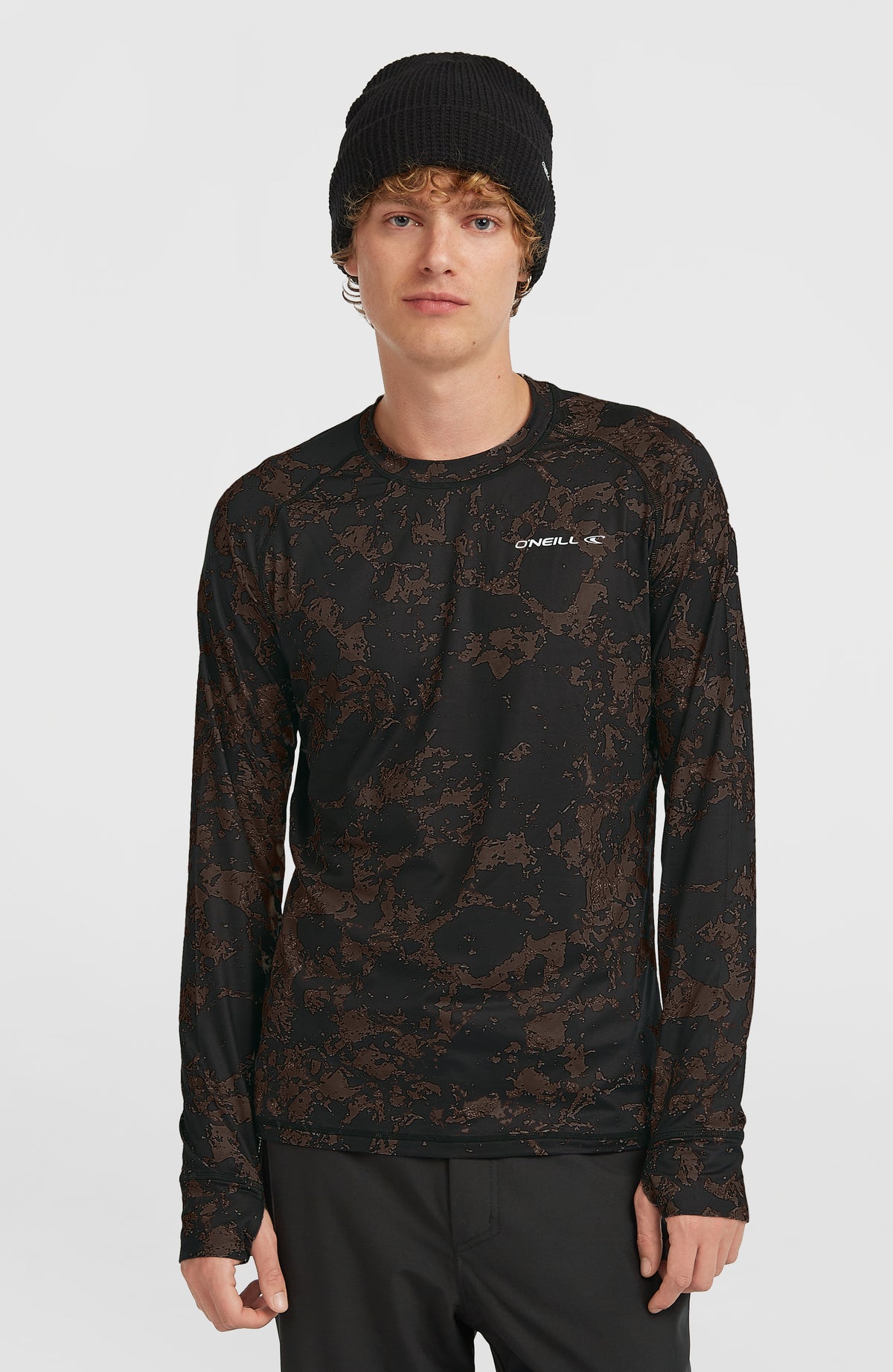 Haut thermique | Black/Beige Quarry