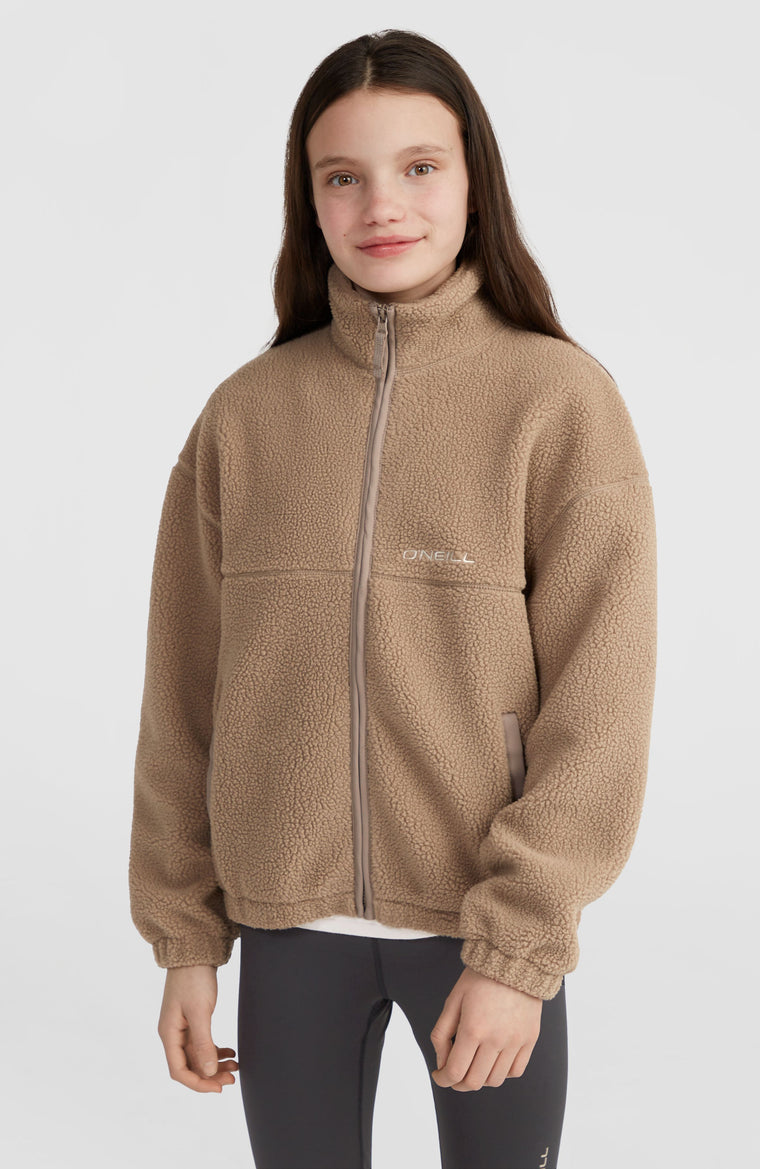 Polaire à poils longs et zip intégral | Concrete