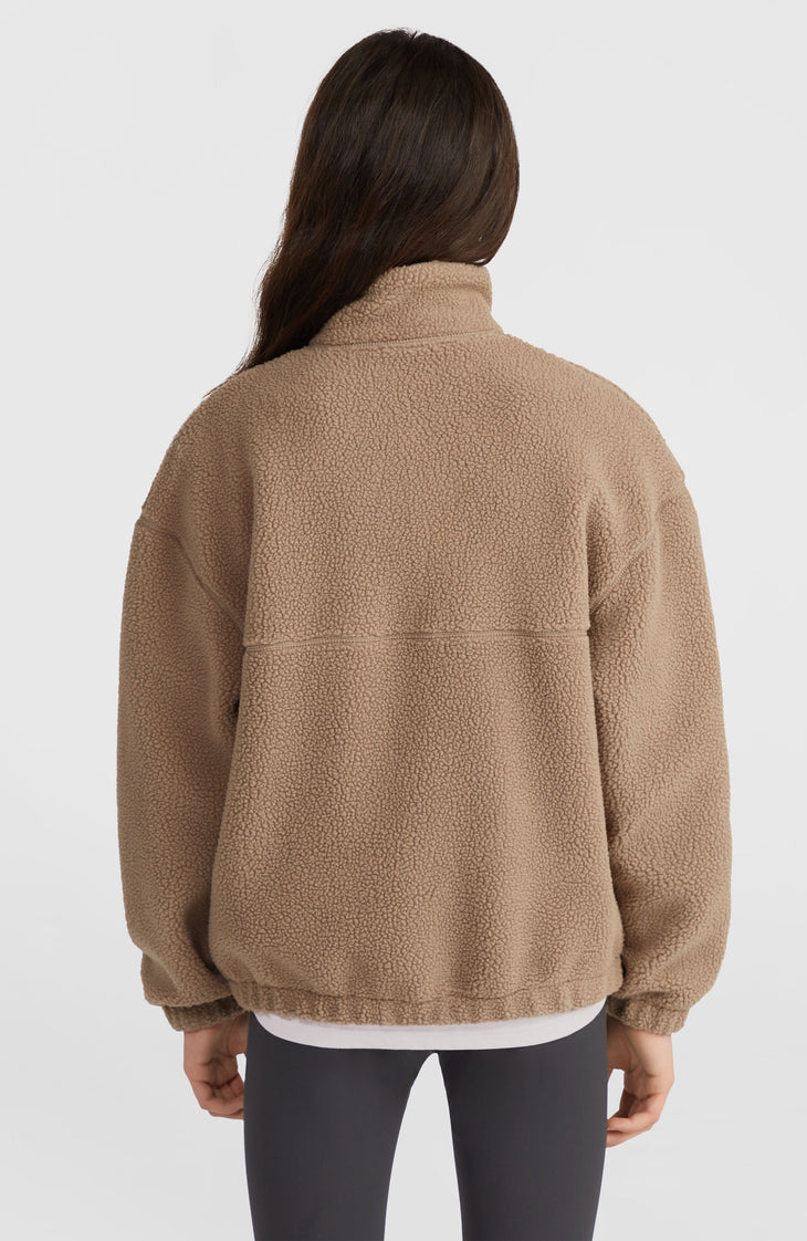 Polaire à poils longs et zip intégral | Concrete