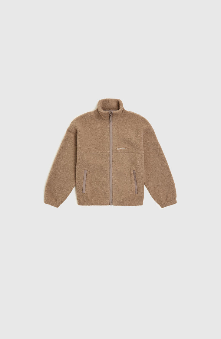 Polaire à poils longs et zip intégral | Concrete