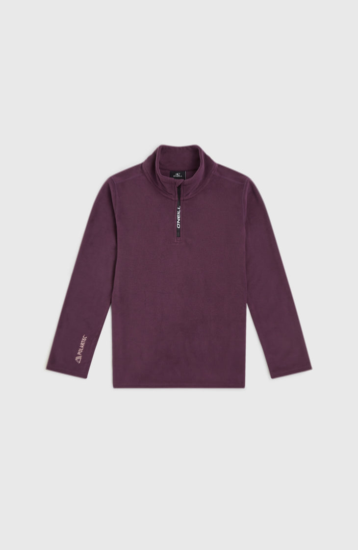 Polaire Jack's Polartec® 100 à col demi-zip | Aubergine