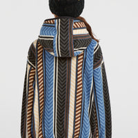 Sweat à capuche et col demi-zip Superfleece | Blue Vintage O'Neill Stripe