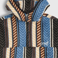 Sweat à capuche et col demi-zip Superfleece | Blue Vintage O'Neill Stripe
