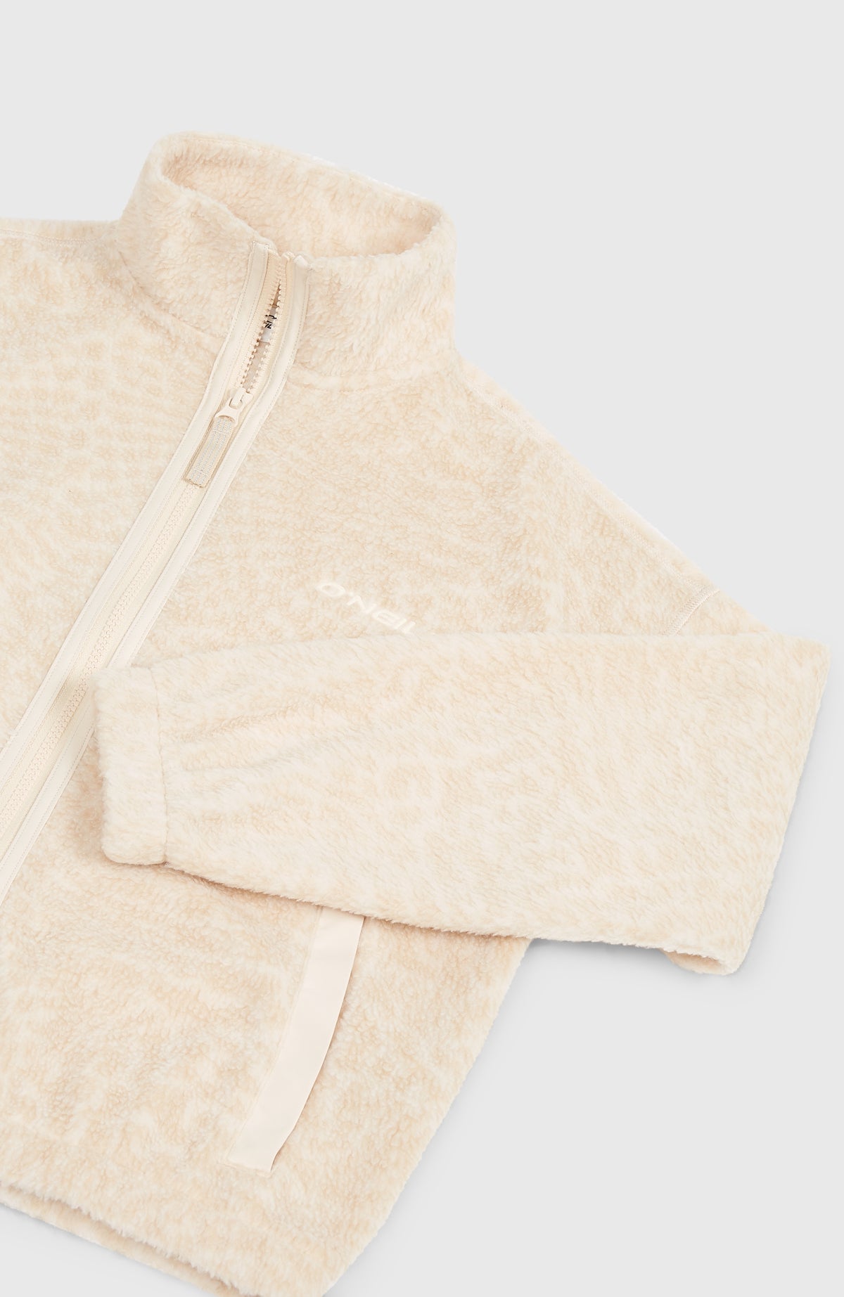 Polaire à poils longs et zip intégral | Macaron Animalica