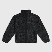 Polaire à poils longs et zip intégral | Black Animalica
