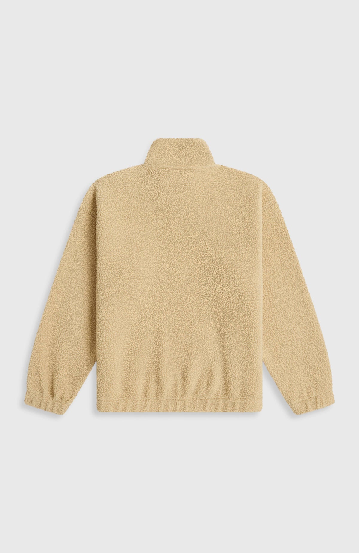 Polaire à poils longs et zip intégral | Olive Blush