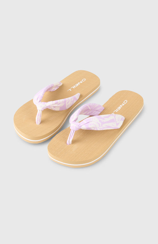 Tongs Ditsy Sun | Purple Island Sky