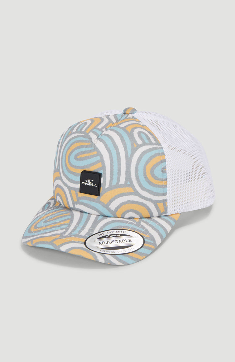 Casquette Flood Trucker | Blue Rainbow Stripe
