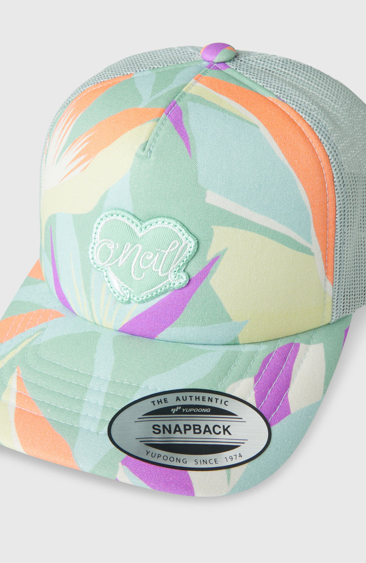 Casquette O'Neill Summer Camp Trucker | Green Wmns Tropicana