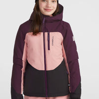 Veste de ski Carbonite | Aubergine Colour Block