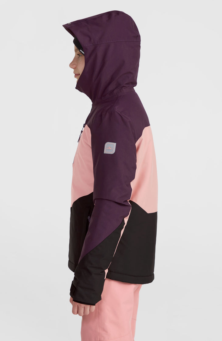 Veste de ski Carbonite | Aubergine Colour Block