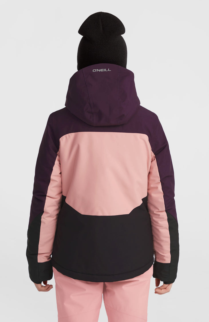 Veste de ski Carbonite | Aubergine Colour Block