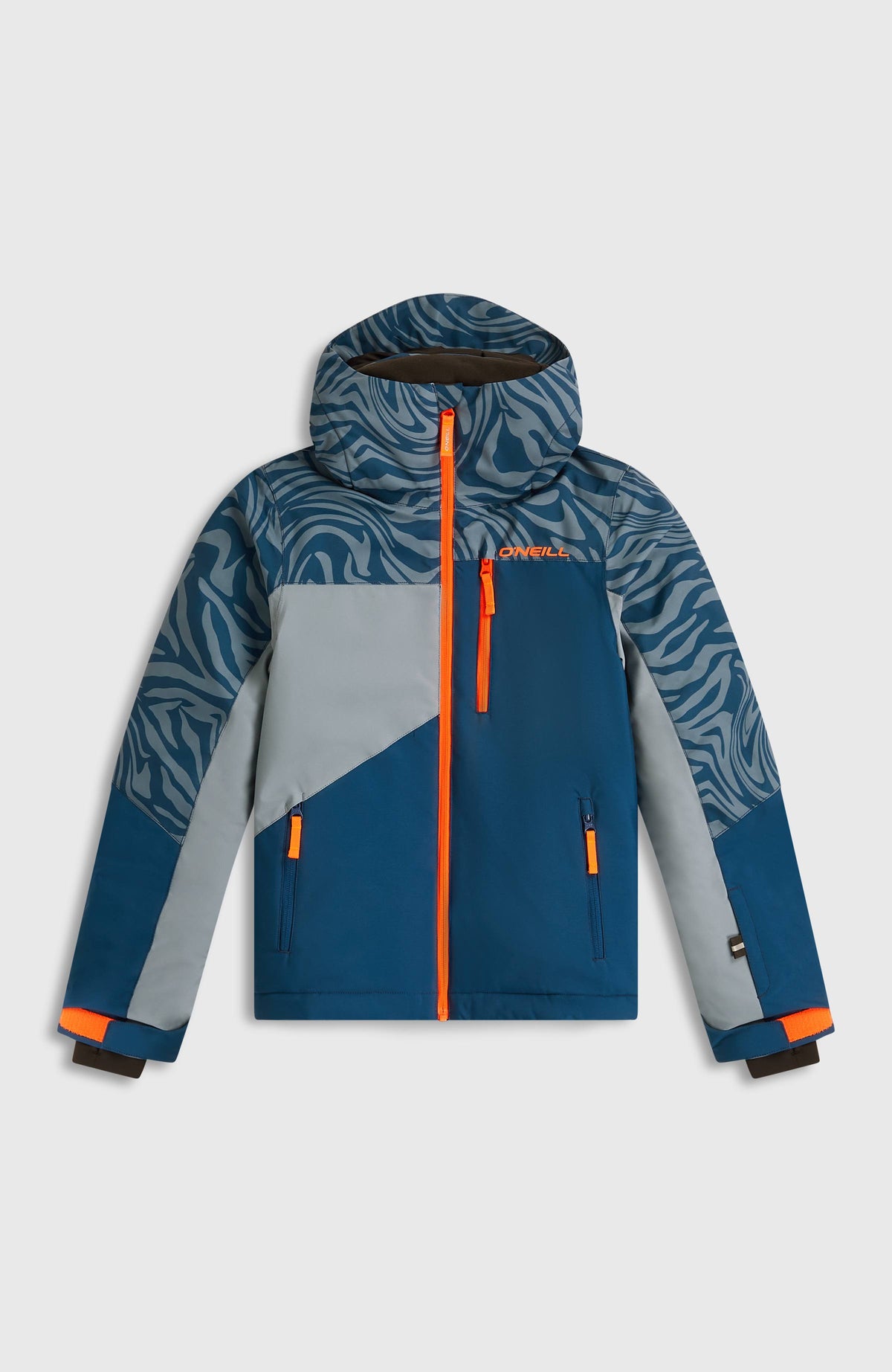 Veste de ski FWC'Cruz Triple | Blue Swirl Zebra