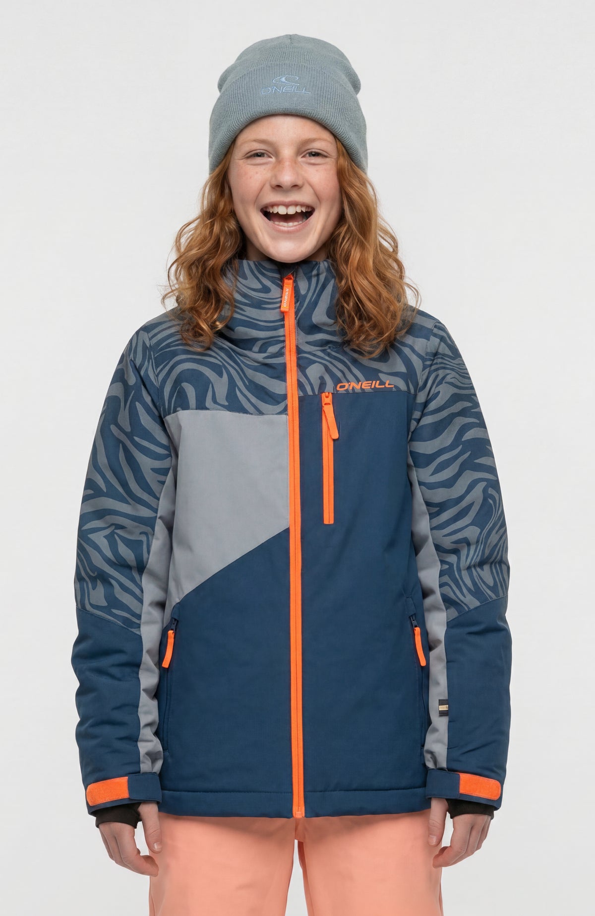 Veste de ski FWC'Cruz Triple | Blue Swirl Zebra