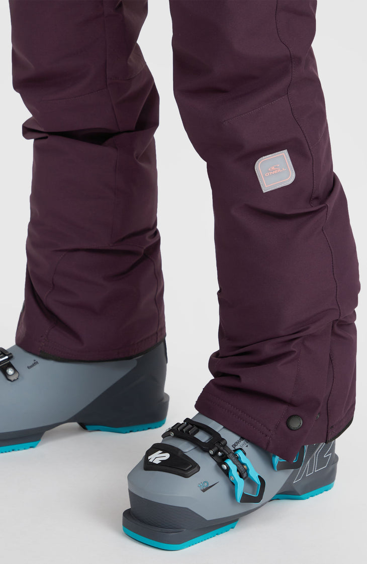 Pantalon de ski Star Regular | Aubergine