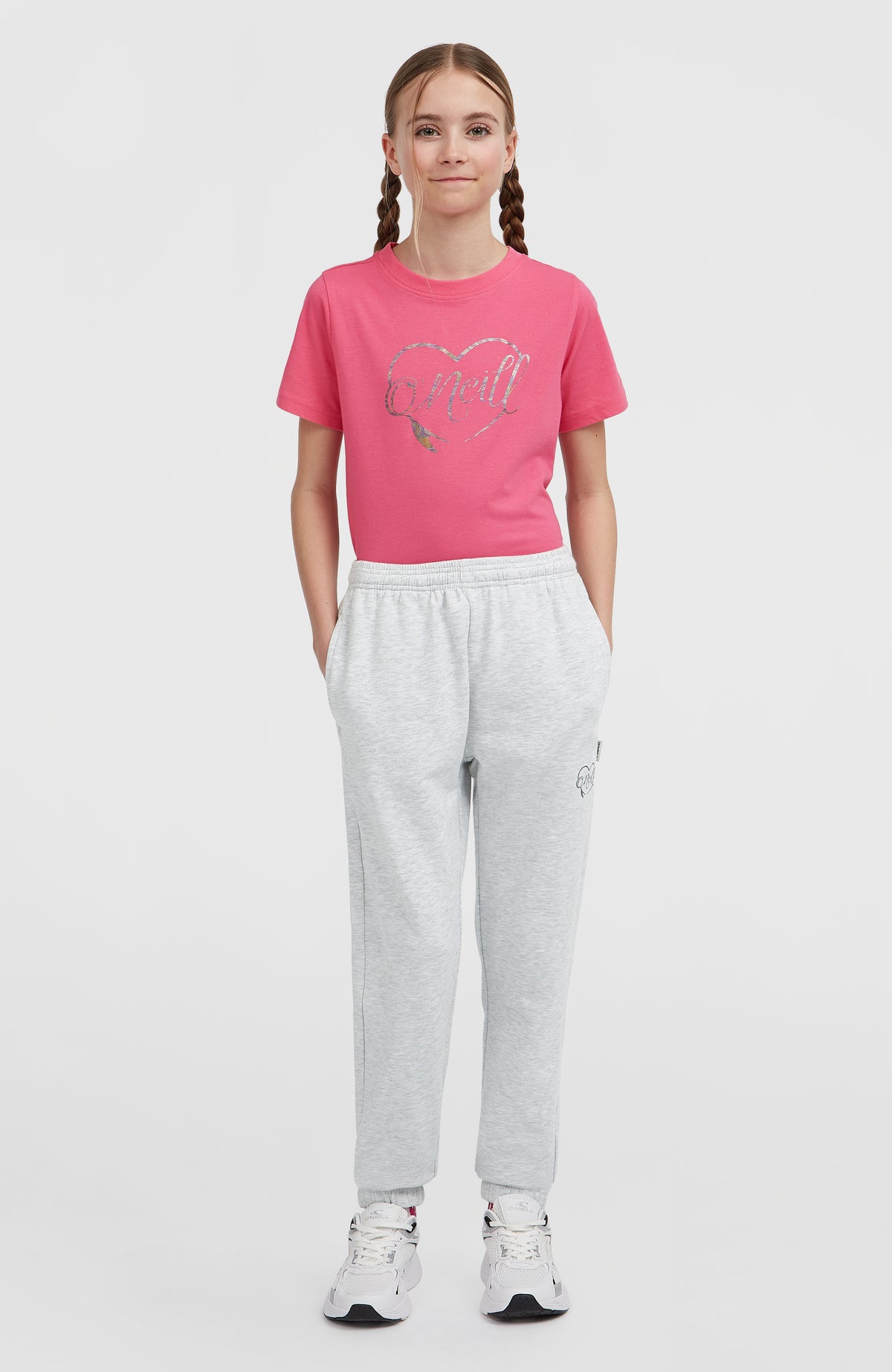 Pantalon de survêtement Essentials | White Melange