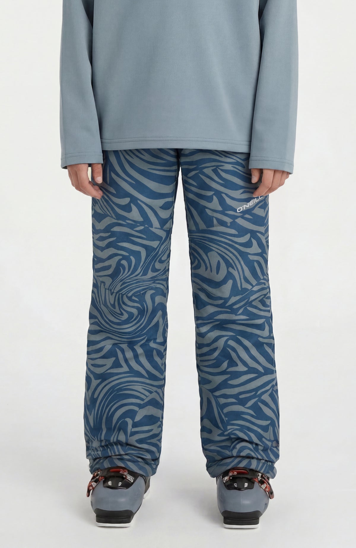 Pantalon de ski FWC'Cruz | Blue Swirl Zebra