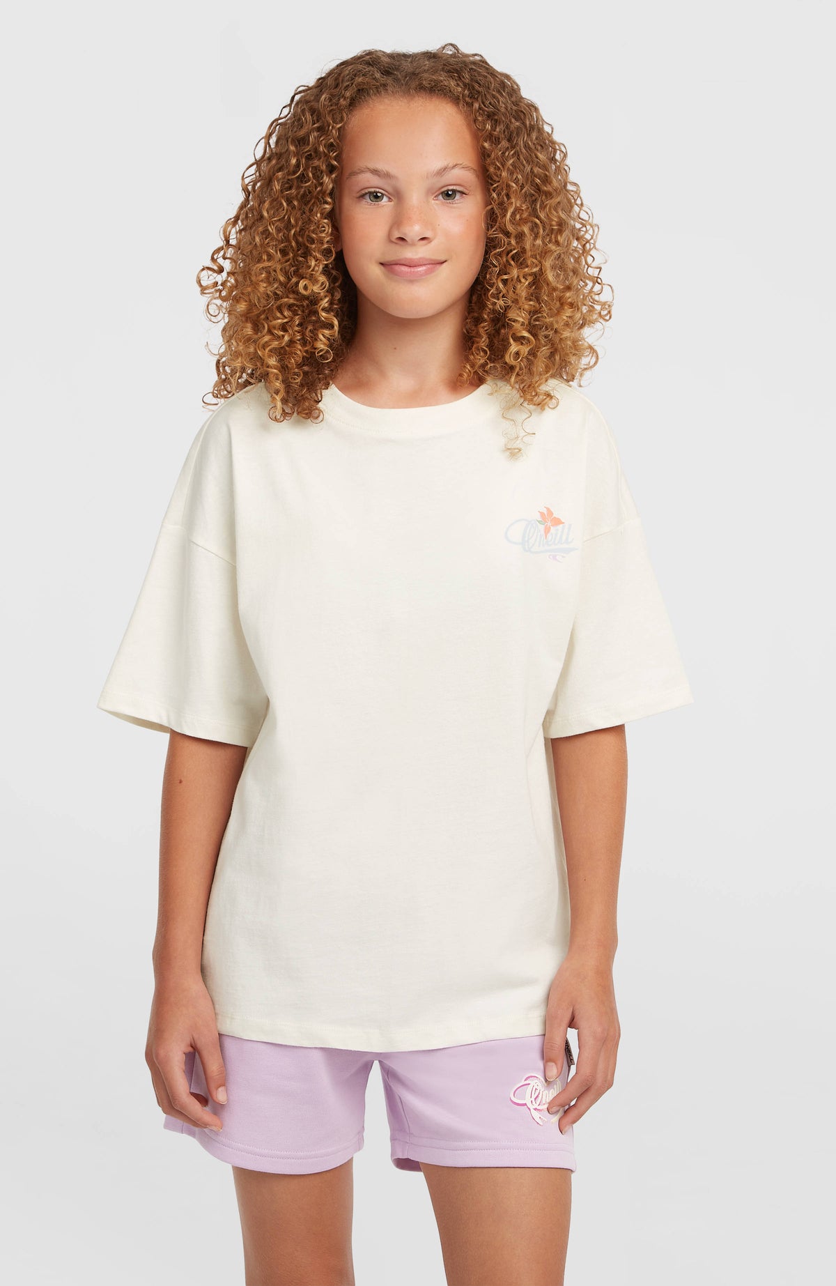 Sweatshort Essentials Script | Pale Lavender