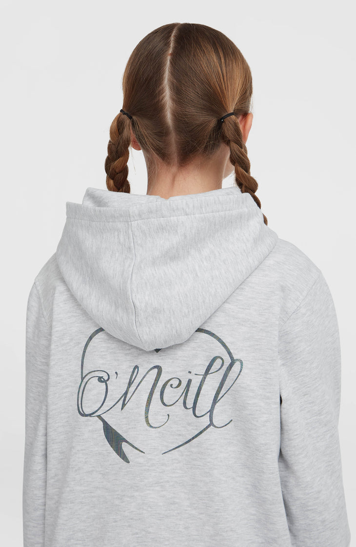 Sweat à capuche Essentials | White Melange