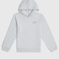 Sweat à capuche Essentials | White Melange