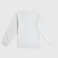 Sweatshirt à col rond Essentials | White Melange
