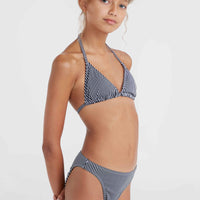 Ensemble de bikinis triangle Essentials | Black Simple Stripe