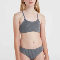 Ensemble de bikinis Essentials | Black Simple Stripe