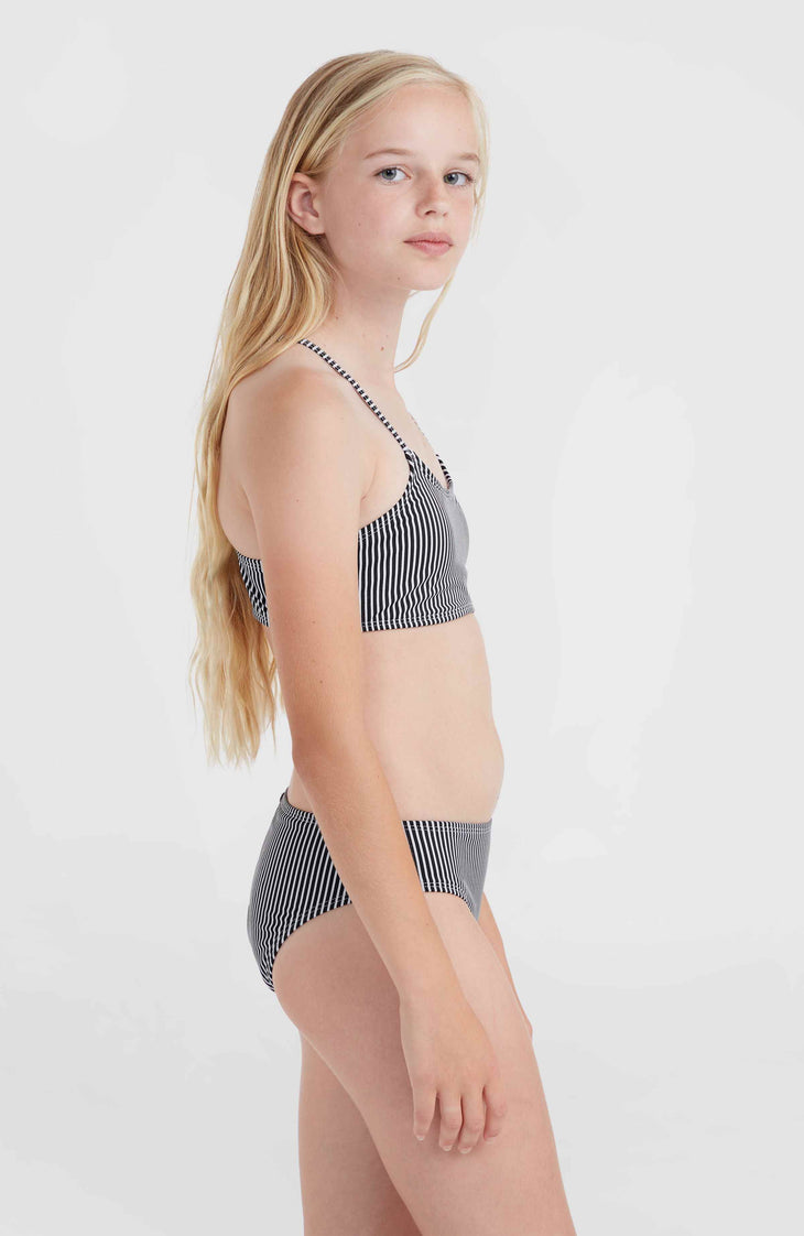 Ensemble de bikinis Essentials | Black Simple Stripe