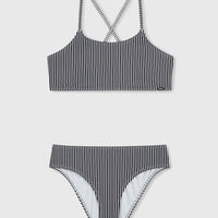 Ensemble de bikinis Essentials | Black Simple Stripe