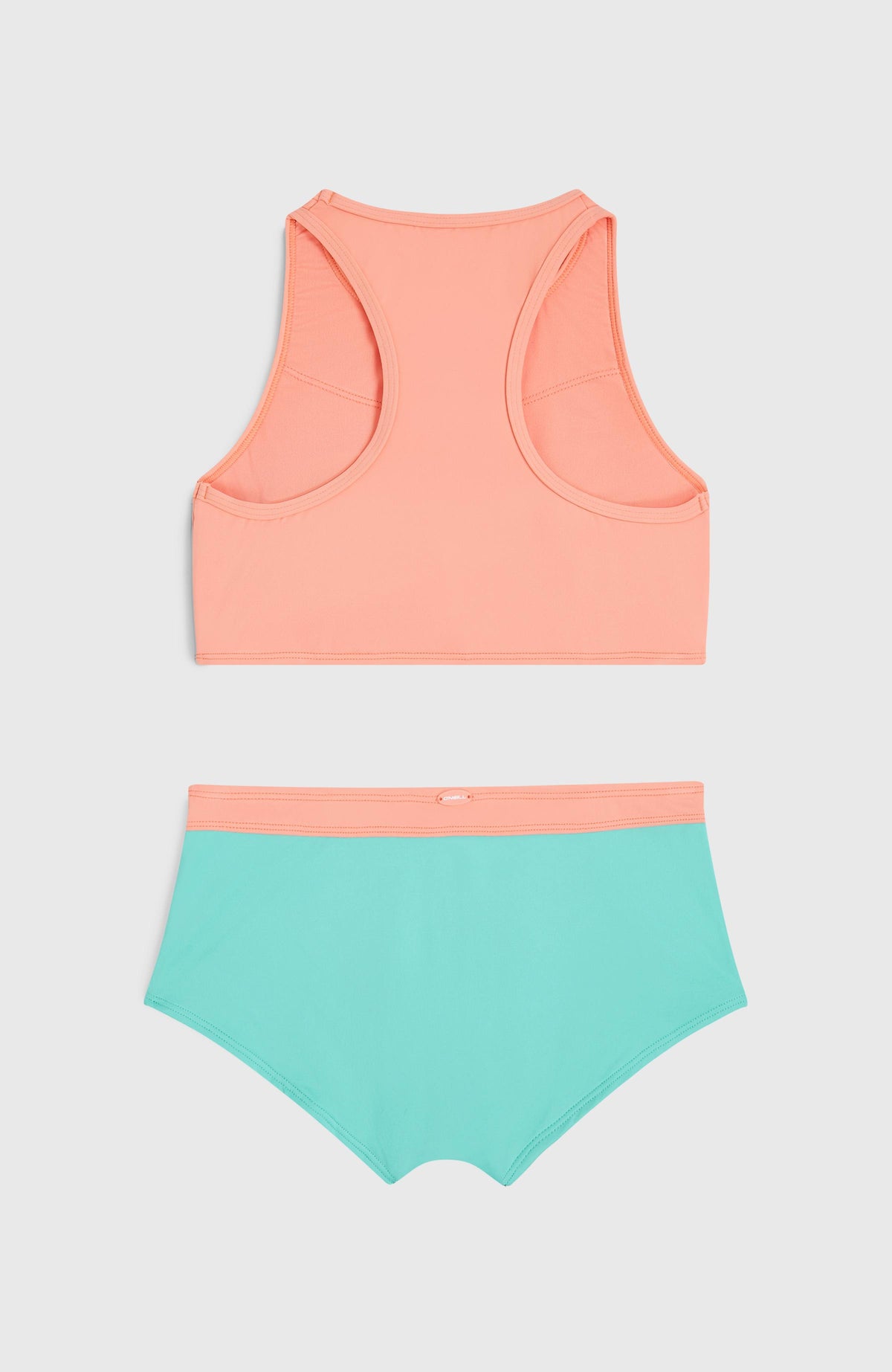 Ensemble de bikinis Cali Holiday | Coral Pink Colour Block