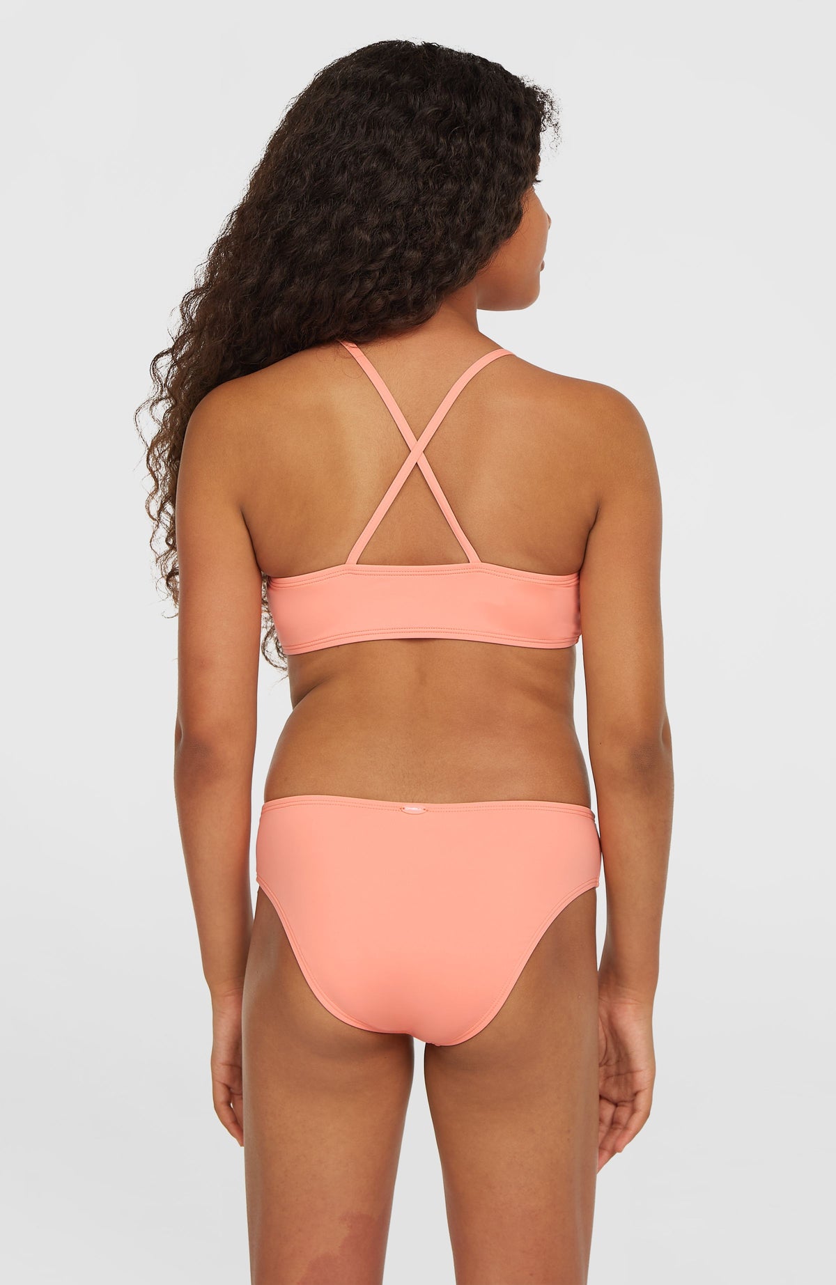 Ensemble de bikinis brassière Essentials | Coral Pink