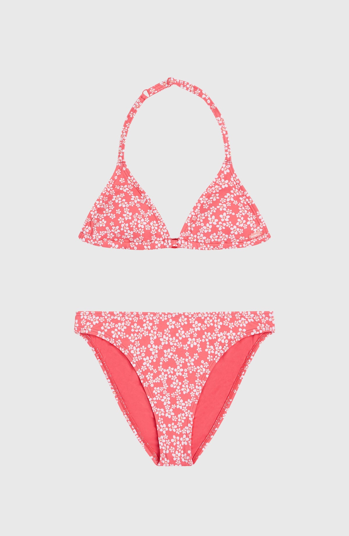 Ensemble de bikinis triangle Essentials | Pink Milliflower