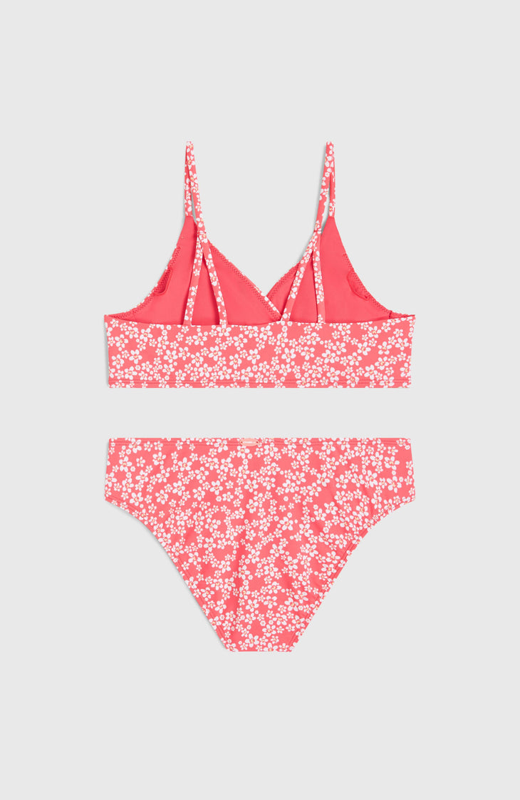 Ensemble de bikinis Bralette | Pink Milliflower