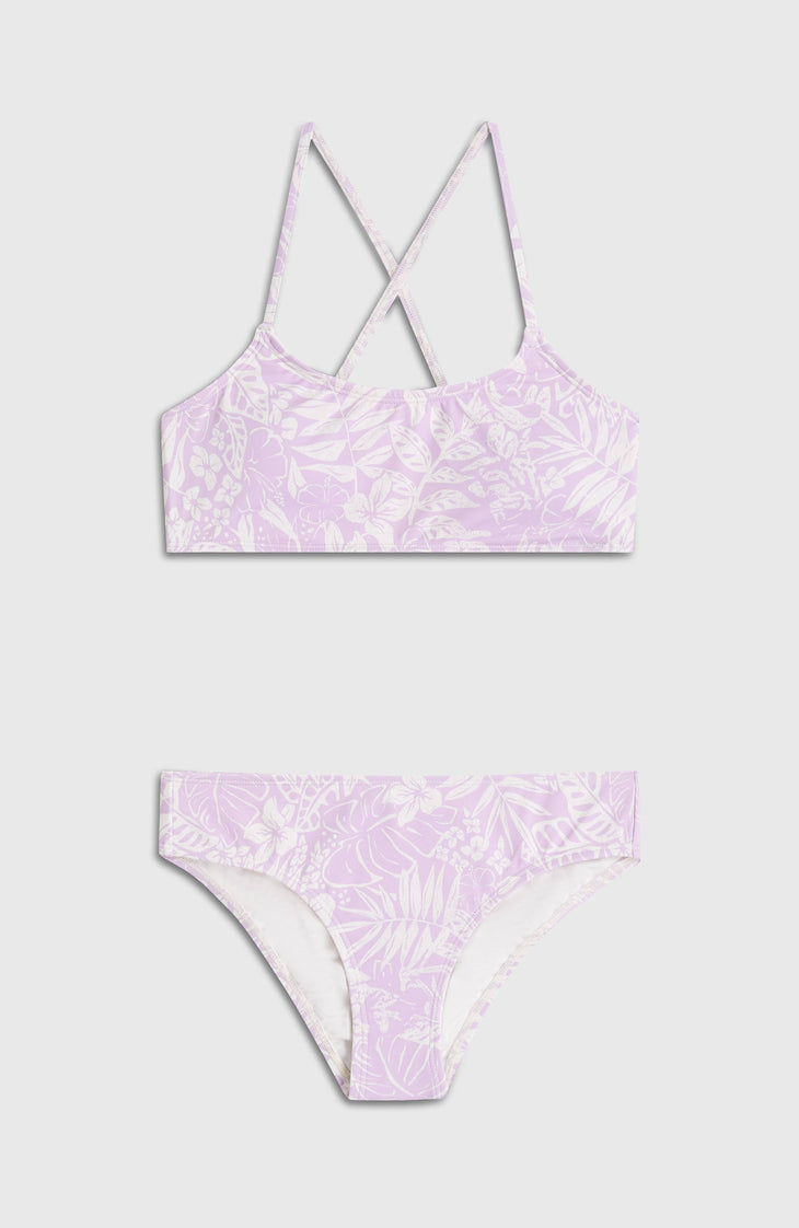 Ensemble de bikinis brassière Essentials | Purple Island Sky