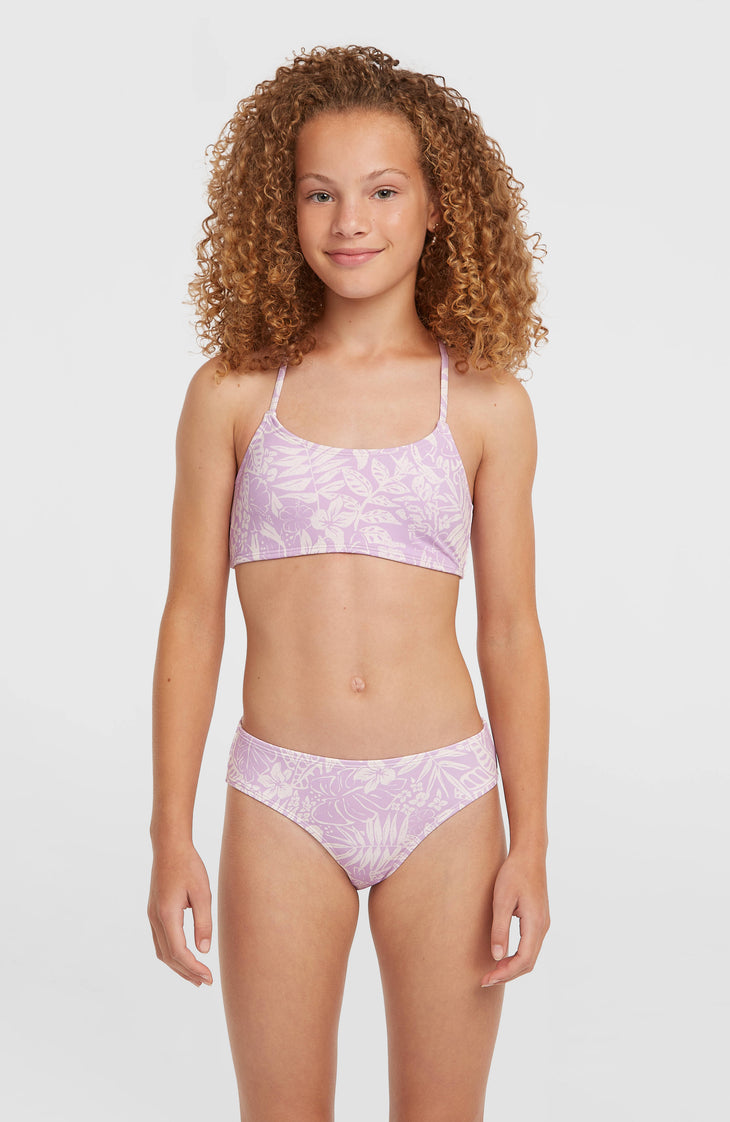 Ensemble de bikinis brassière Essentials | Purple Island Sky