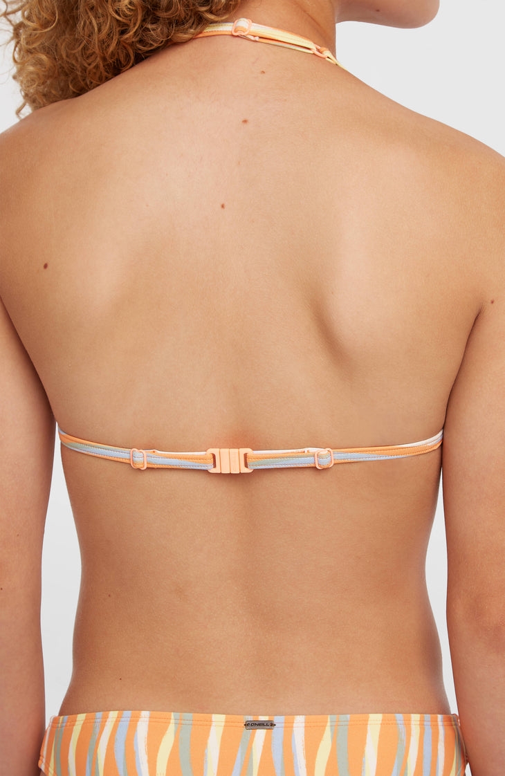 Ensemble de bikinis triangle Essentials | Funky Peach Swirly