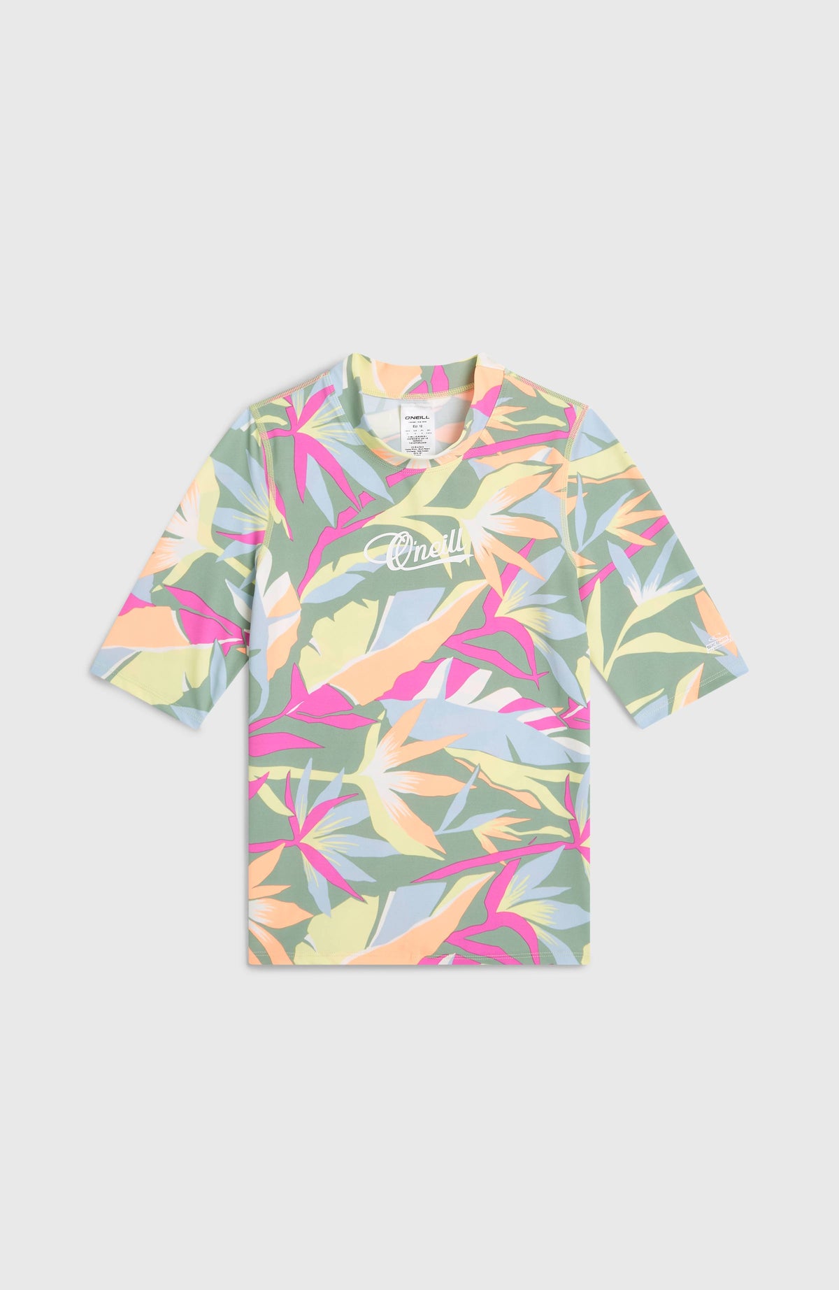 Lycra à manches courtes O'Neill Graphic | Green Wmns Tropicana